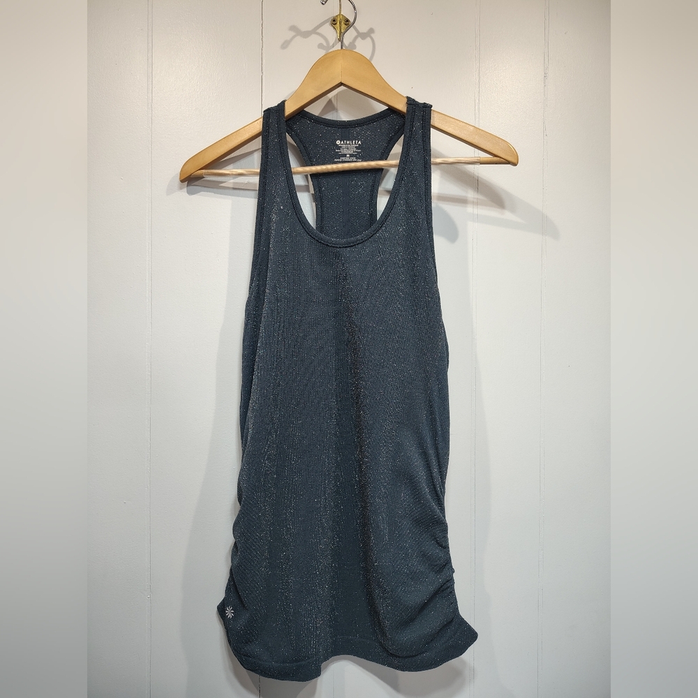 Athleta Speedlight Tank Top Blue Size Medium Activewear